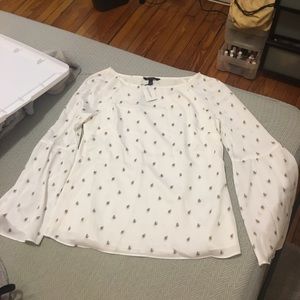 Brand new banana republic white blouse- XS